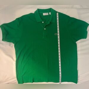 Lacoste polo men’s size L. St.Patrick’s Day green. Classic cut.